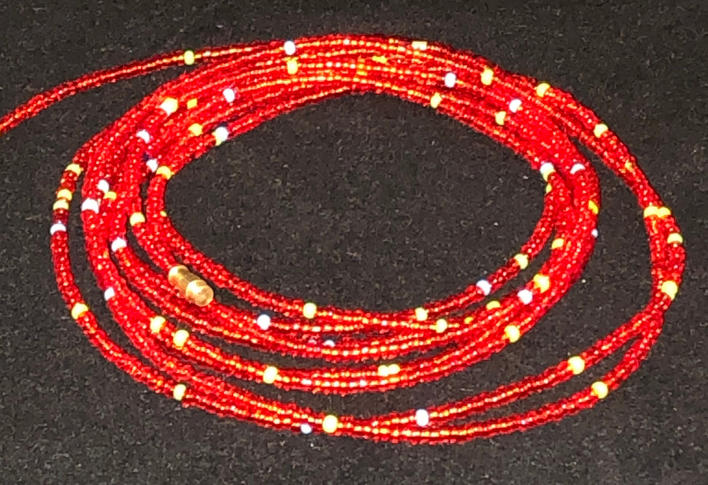 42” African Waist Beads | Waist Chains | Belly Chains | Slimming Tummy Beads | Body Jewelry | Waist Bracelet | Femininity and Sensuality