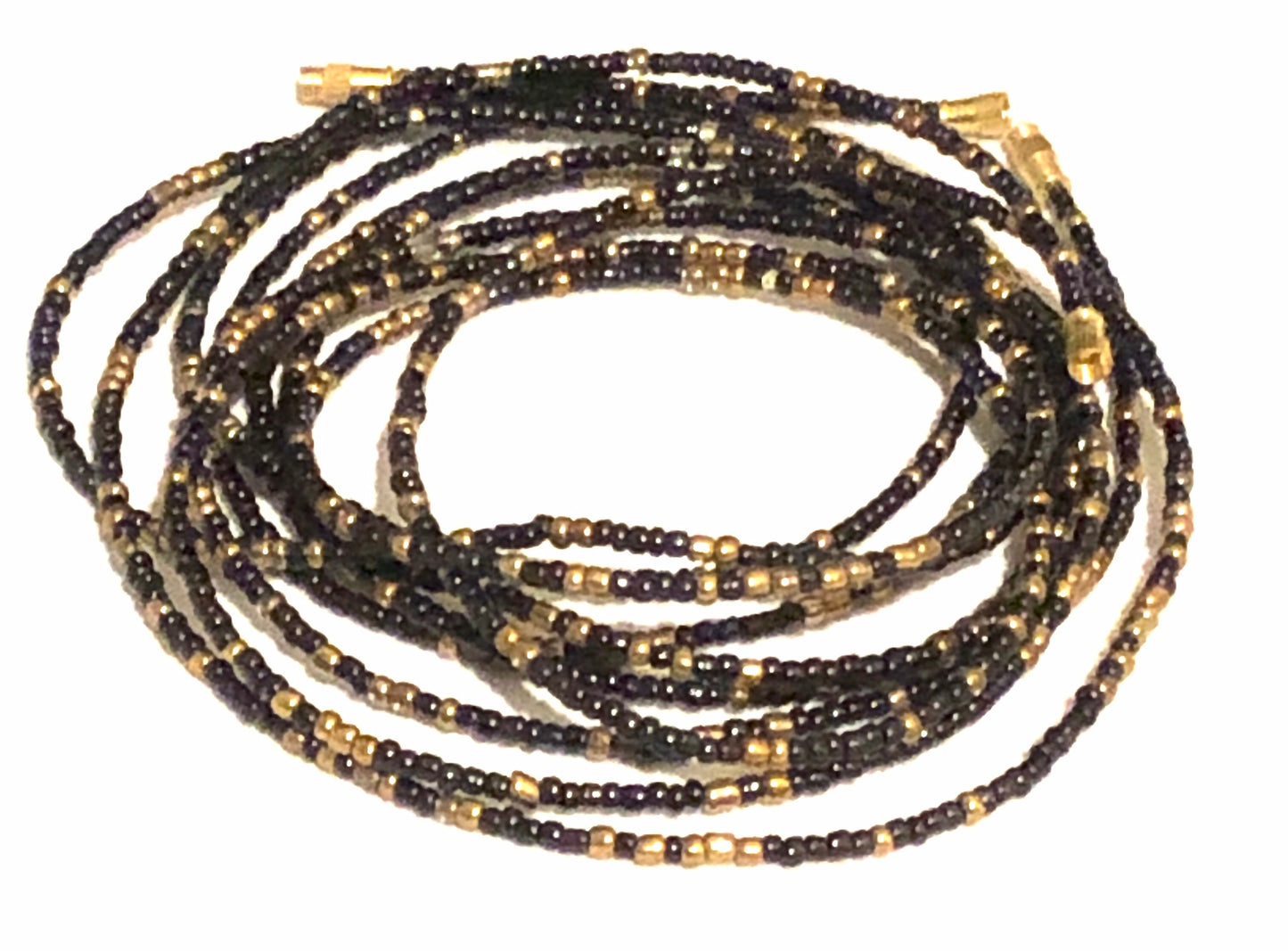 46” African Waist Beads | Waist Chains | Belly Chains | Slimming Tummy Beads | Body Jewelry | Waist Bracelet | Femininity and Sensuality