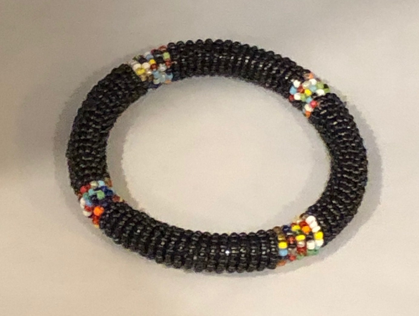 Maasai Beaded Bangles | East African Beaded Bangles | African Jewelry | Nile Valley Jewelry | Tribal & Ethnic | Afrocentric