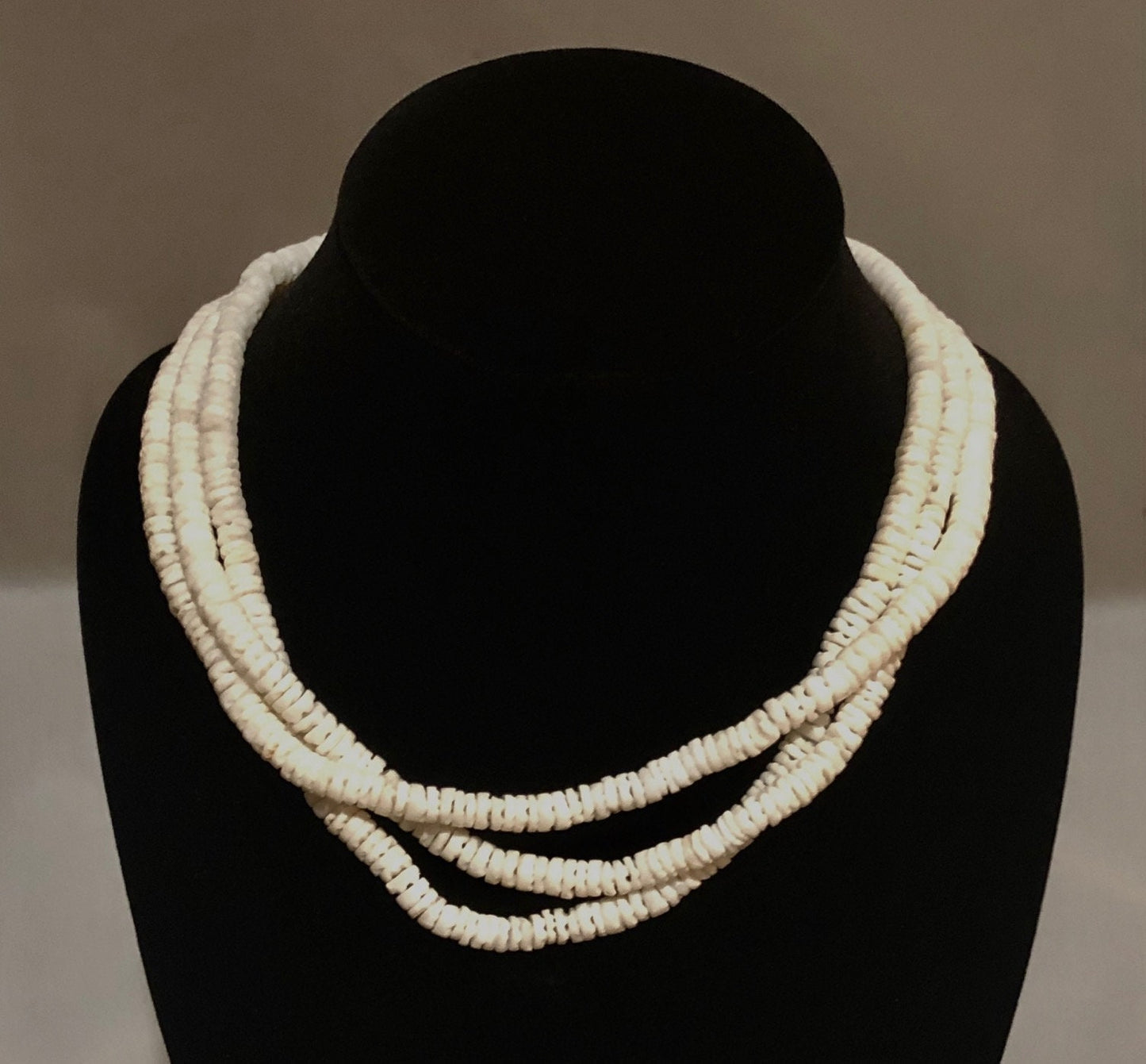 African White Shell Necklace | West African Shell Necklace | African Shell Necklace | Tribal & Ethnic | Afrocentric
