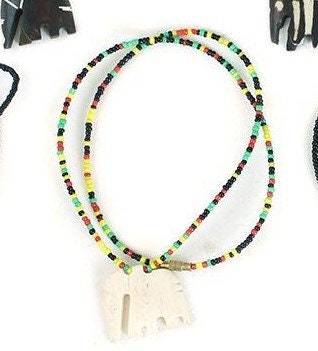 Assorted Kenyan Bone Necklaces | East African Bone Necklaces | Nile Valley Culture | Maasai Jewelry | Tribal & Ethnic | Afrocentric