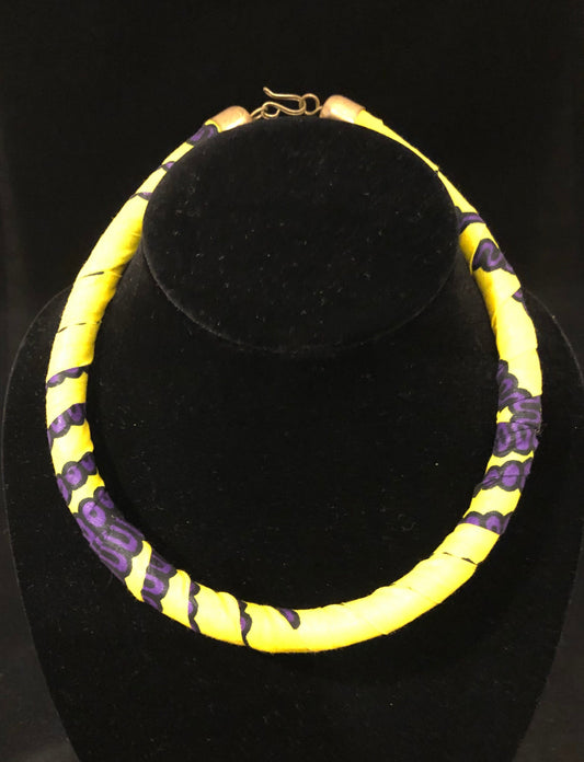 East African Kitenge Chokers | Kenyan Choker | Handcrafted African Necklace | Tribal & Ethnic | Afrocentric