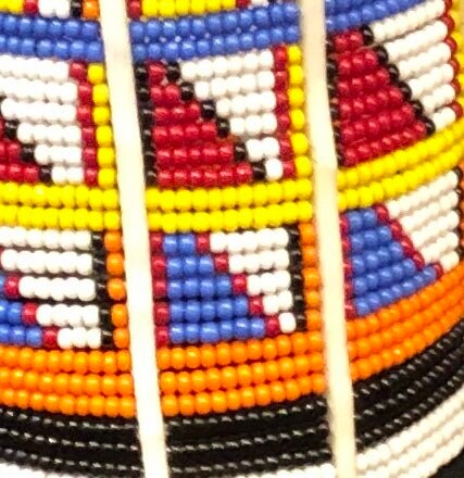 Kandake Beaded Arm Cuff | Maasai East African Beaded Cuff | Nile Valley Handcrafted Beaded Arm Cuff | Tribal & Ethnic | Afrocentric