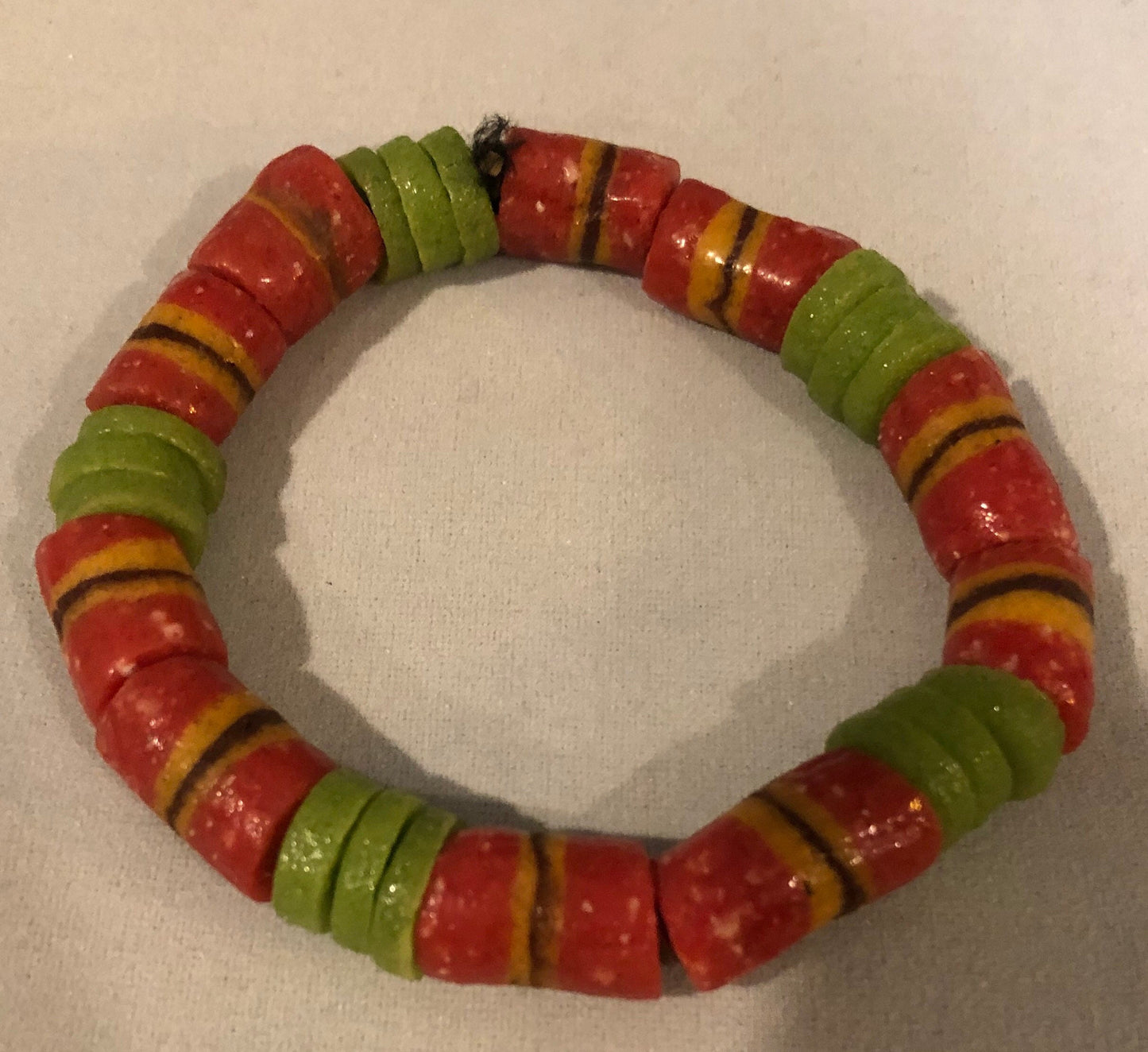 Ashanti Trade Bead Bracelets, Assorted | Ghanaian Trade Bead Bracelets | African Jewelry | West African Bead Bracelets | Tribal & Ethnic