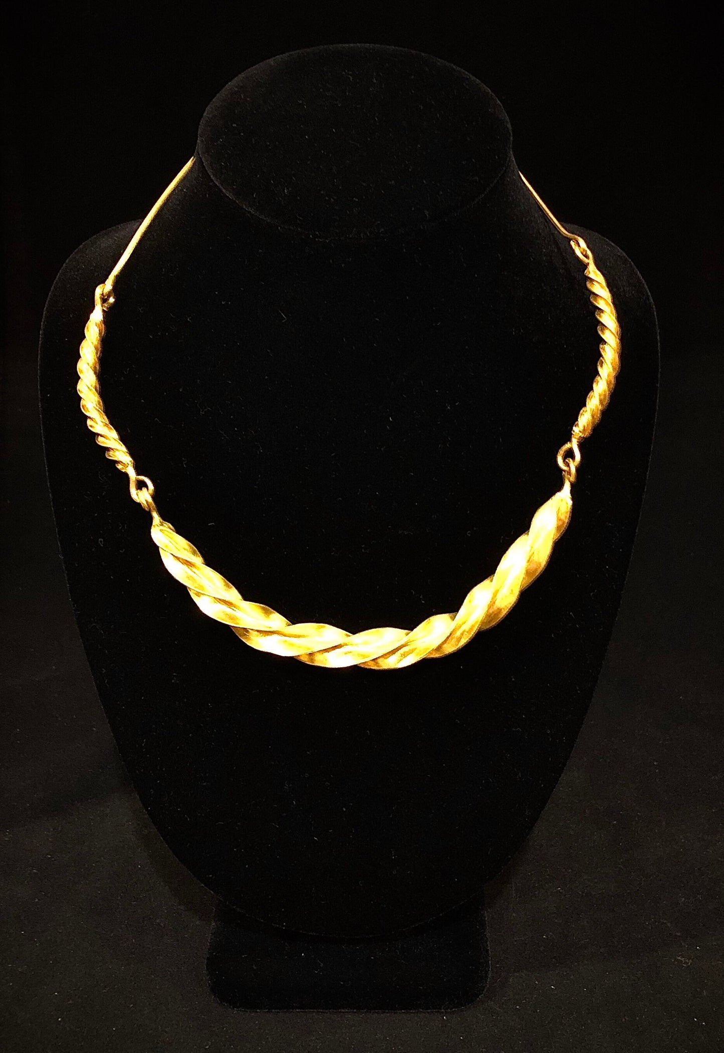 Fulani Gold Twist Necklace | West African Gold Necklace | Mali Necklace | Jewelry for Special Occasions | Tribal & Ethnic | Afrocentric