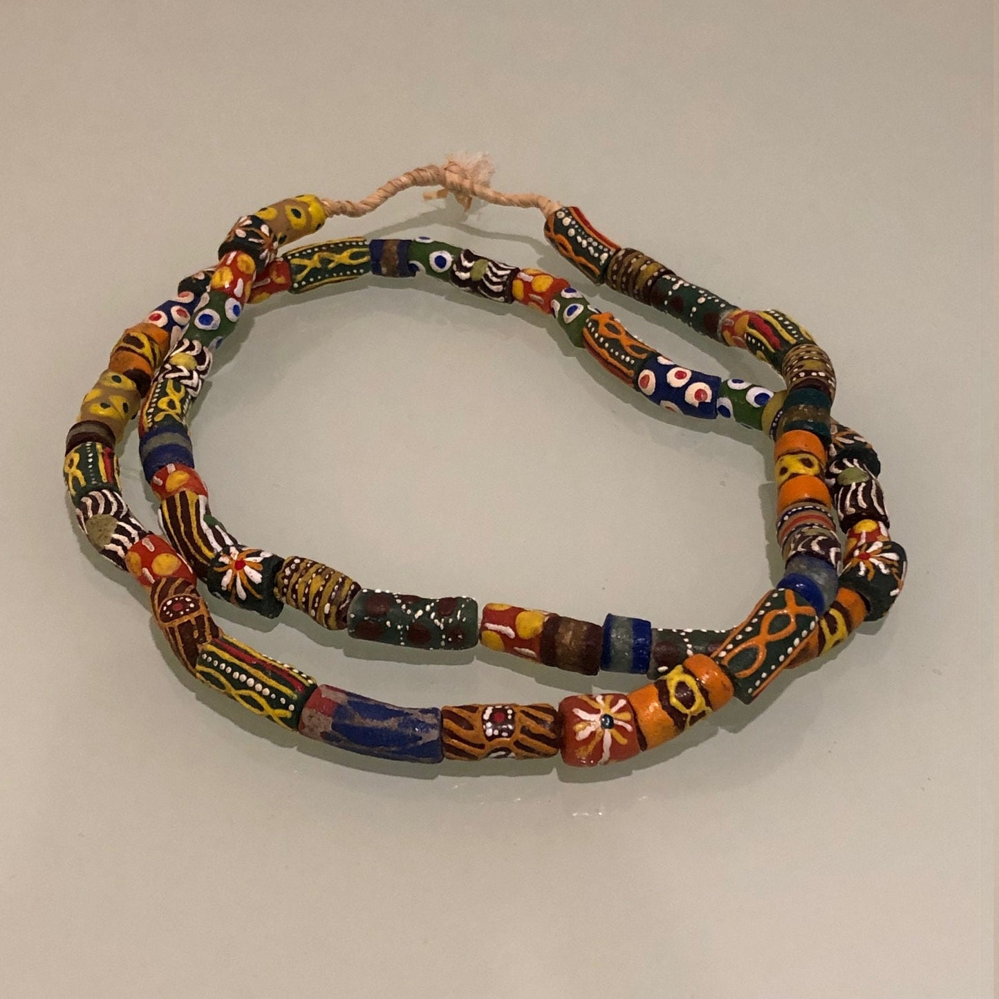 Ashanti Trade Bead Necklace, Large Beads | Ghanaian Trade Bead Necklace | West African Jewelry | Tribal & Ethnic | African Necklace | Afrocentric