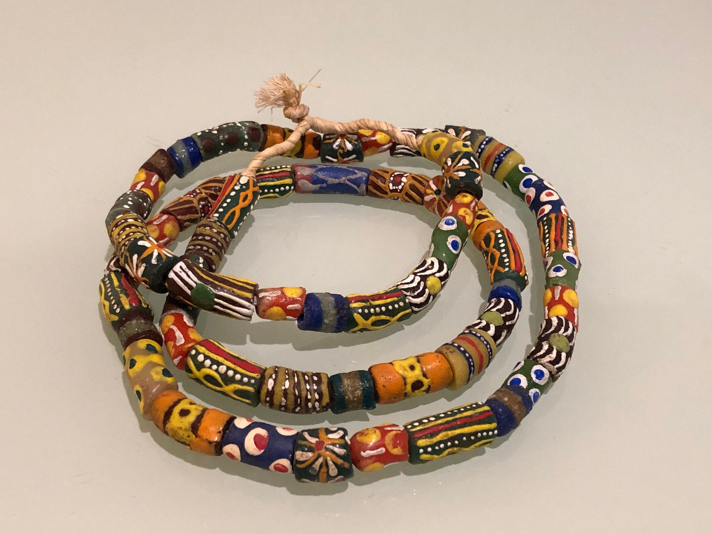 Ashanti Trade Bead Necklace, Large Beads | Ghanaian Trade Bead Necklace | West African Jewelry | Tribal & Ethnic | African Necklace | Afrocentric
