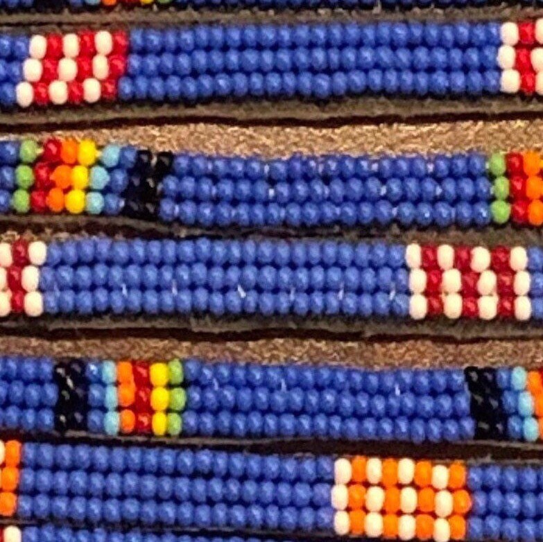Slim Maasai Beaded Bracelet, String Tie | Slim East African Bracelet | Nile Valley Bracelets | Tribal & Ethnic | Afrocentric