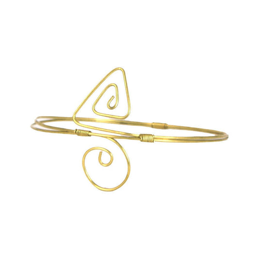 Het-Heru Arm Cuff | Goddess Arm Cuff | Geometric Arm Adornment | Abstract Jewelry | Tribal & Ethnic | Afrocentric